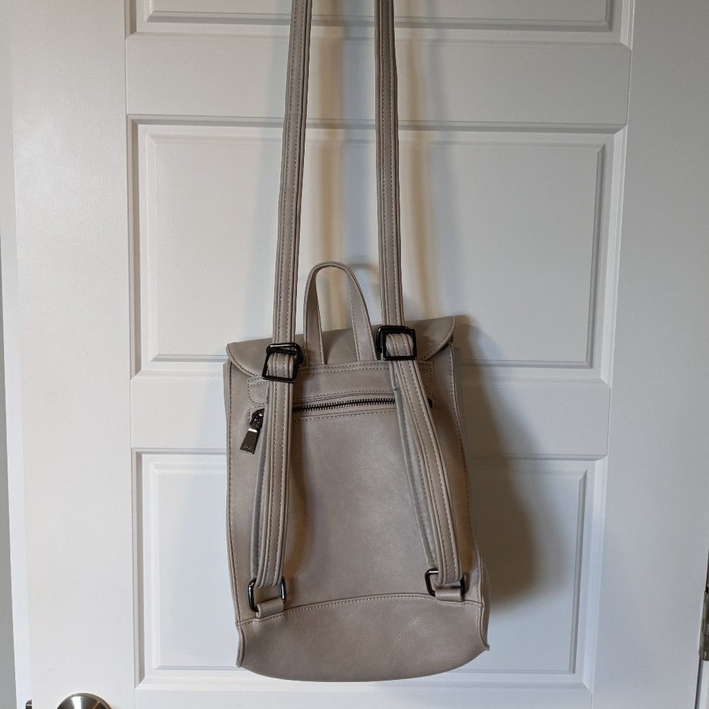 Light Grey Convertible Backpack - Picture 5 of 5
